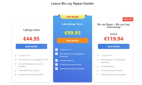 Preise von Leawo Blu-ray Ripper