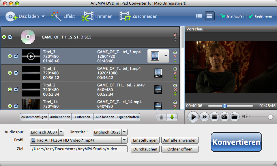 movie converter for ipad mac