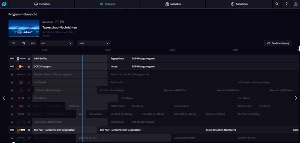 Programm in waipu.tv