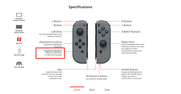 Switch Capture Button