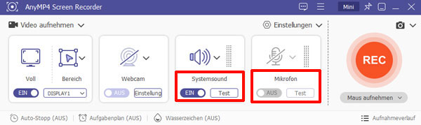 Soundeinstellungen anpassen