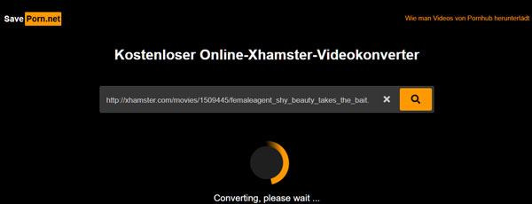 xHamster Video downloaden mit SavePorn.Net