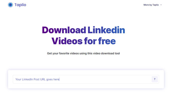 LinkedIn Video herunterladen mit Taplio