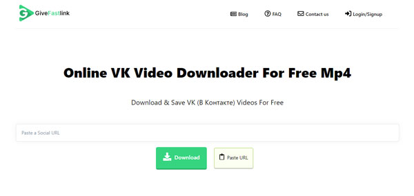 VK Video downloaden mit GiveFastLink