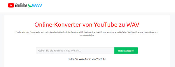 YouTube zu WAV Converter Online